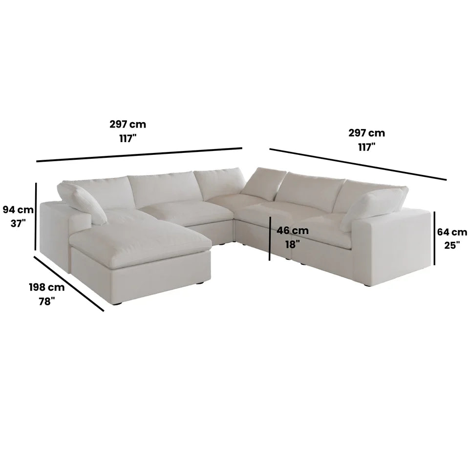 6 Piece Corner Pit Cloud