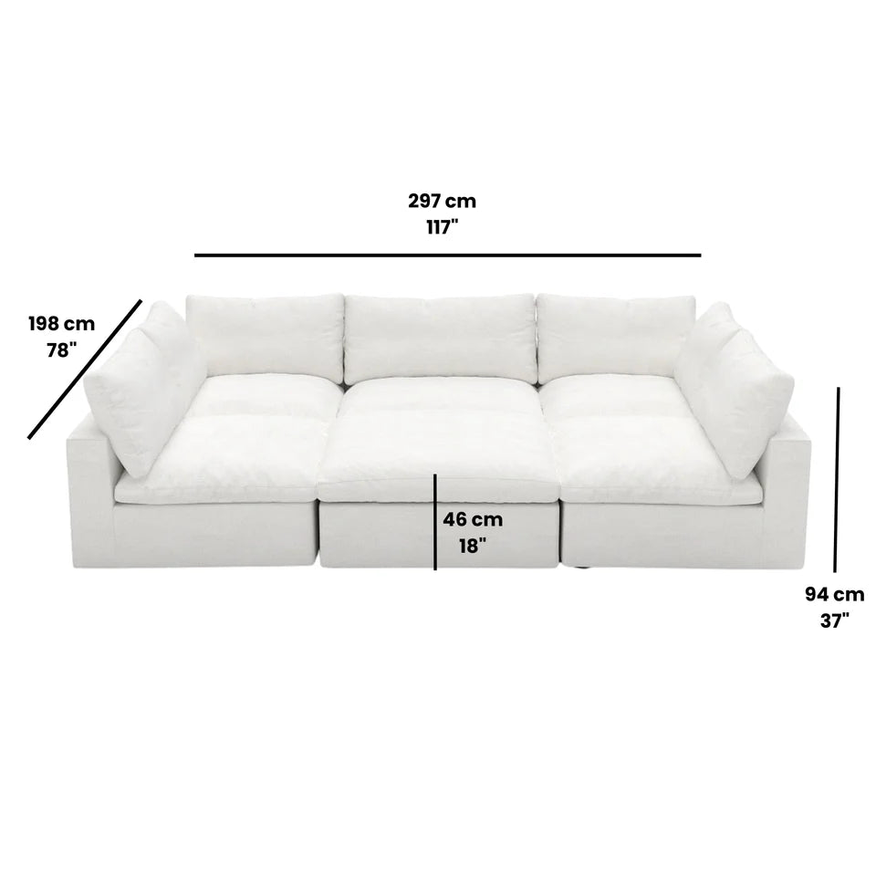 6 Piece Pit Cloud Couch
