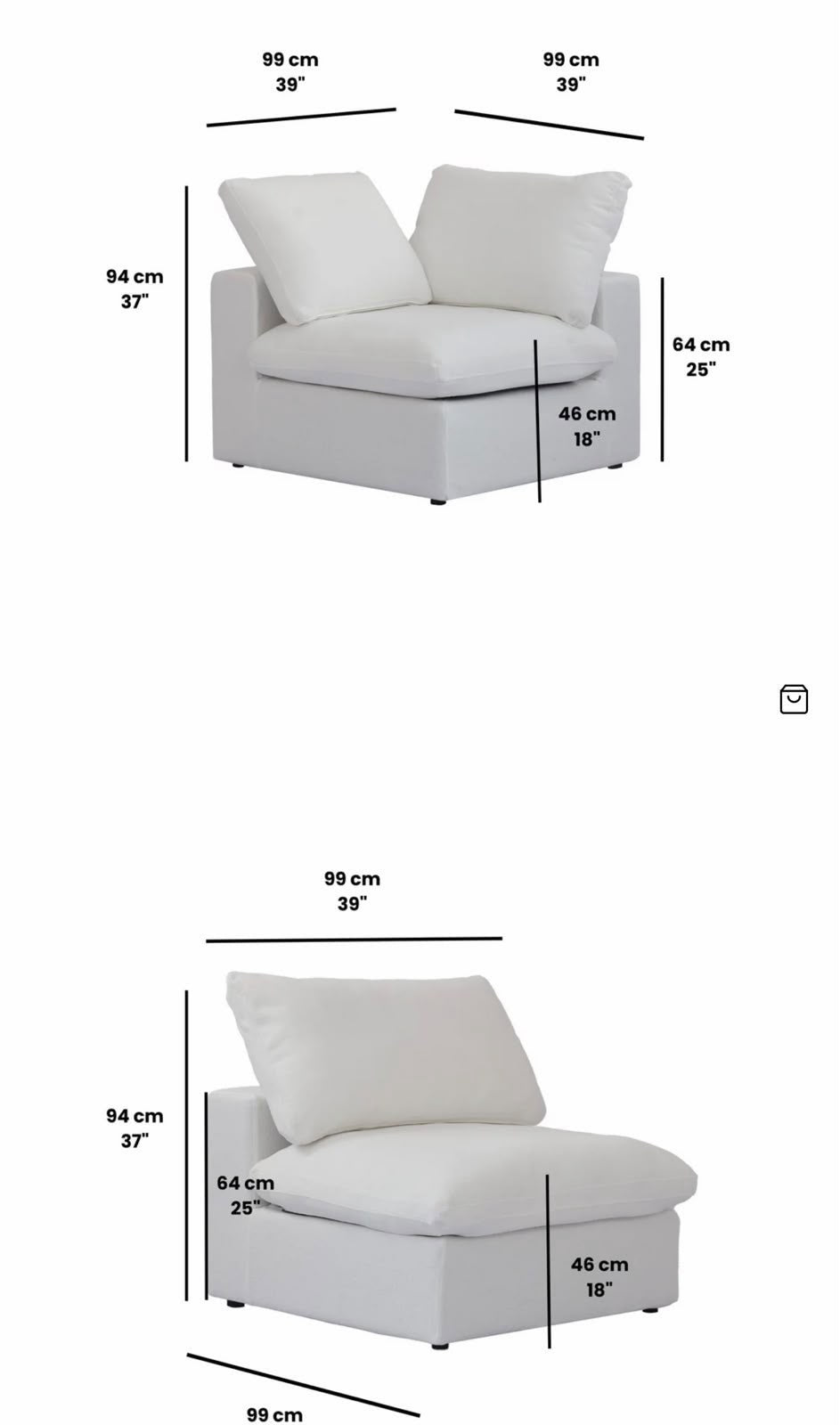 7 Piece Cloud Couch