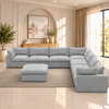 8 Piece Corner Cloud Couch