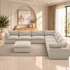 8 Piece Corner Cloud Couch