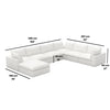 7 Piece Corner Cloud Couch